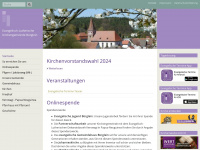 buerglein-evangelisch.de Webseite Vorschau