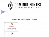 dominik-fontes.com Webseite Vorschau