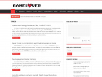 gamelover.at Webseite Vorschau