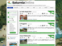 saturniaonline.com Webseite Vorschau