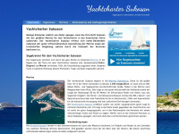 yachtcharter-sukosan.de Webseite Vorschau