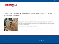 besenstiele.com Webseite Vorschau