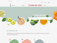 cuisine-de-bebe.com Webseite Vorschau