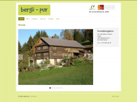 bergli-pur.ch Webseite Vorschau