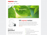 express.lu Webseite Vorschau