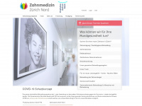 zahnmedizin-zuerich.ch Webseite Vorschau