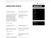 johannesevers.wordpress.com Webseite Vorschau