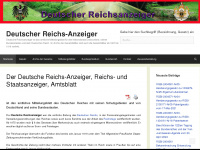 deutscher-reichsanzeiger.de Webseite Vorschau