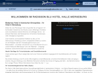 merseburg-radissonblu.com Webseite Vorschau