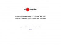 at-traction.ch Webseite Vorschau