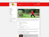sportschule-ginkgo.de Webseite Vorschau