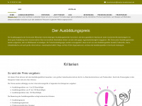 ausbildungspreis-dortmund.de Webseite Vorschau