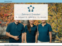 zahnarzt-dresden.com Webseite Vorschau