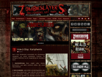 zombieslayers.de Webseite Vorschau