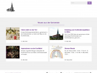 kirchengemeinde-gilten.de Webseite Vorschau