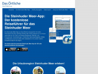 steinhuder-meer-app.de Webseite Vorschau