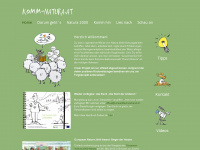 komm-natura.at Webseite Vorschau