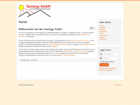 sunergy.li Webseite Vorschau