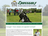 crossgolf.eu Webseite Vorschau