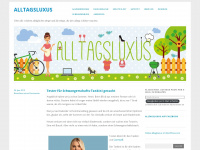 alltagsluxus.wordpress.com Webseite Vorschau