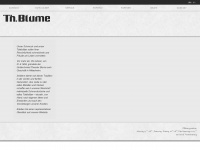 th-blume.de Webseite Vorschau