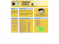 childrenspuzzles.net Webseite Vorschau