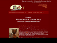 djembe-shop.com Webseite Vorschau