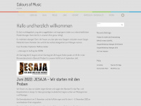 coloursofmusic.de Webseite Vorschau