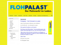 flohpalast.de Webseite Vorschau