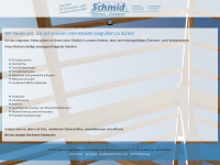 schmid-holzbau.com Webseite Vorschau