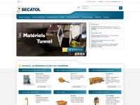 secatol.fr Webseite Vorschau