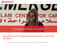 emergency.ch Webseite Vorschau
