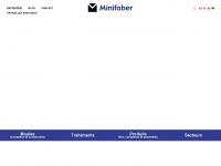 minifaber.fr Webseite Vorschau