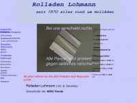 rolladen-lohmann.com Webseite Vorschau