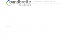 bandbreite.at Webseite Vorschau