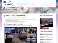 npmb.nl Webseite Vorschau