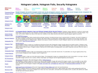 hlhologram.com Webseite Vorschau