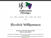 jodlerchoerli-wystaege.com Webseite Vorschau