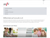 ahv-iv.ch Webseite Vorschau