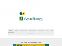 wysselektro.ch Webseite Vorschau