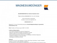 magnesiumduenger.com Webseite Vorschau