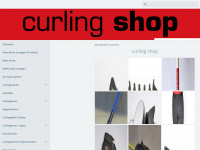 curling-shop.ch Webseite Vorschau