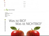 bio-nichtbio.info Webseite Vorschau