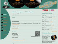 austria-vinyl.at Webseite Vorschau