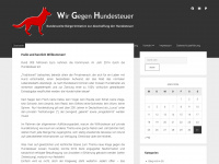 wir-gegen-hundesteuer.de Webseite Vorschau