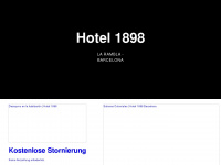 hotel1898.com Webseite Vorschau