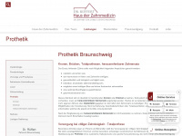 zahnersatz-braunschweig.de Webseite Vorschau