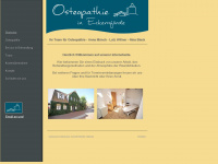 osteopathie-eckernfoerde.com Webseite Vorschau