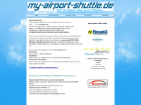 my-airport-shuttle.de Webseite Vorschau