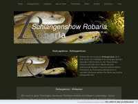 schlangenshow-robaria.de Webseite Vorschau